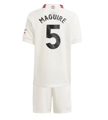Manchester United Harry Maguire #5 Replica Third Stadium Kit for Kids 2023-24 Short Sleeve (+ pants)